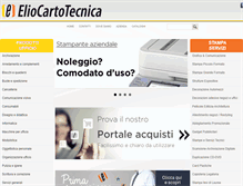 Tablet Screenshot of eliocartotecnica.it